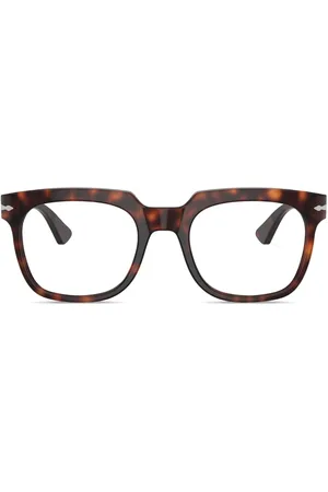 Persol Tortoiseshell-effect square-frame glasses