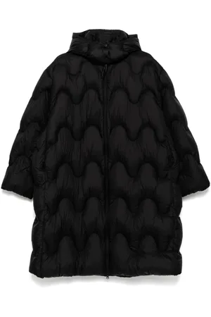 JNBY Wavy-quilted down coat