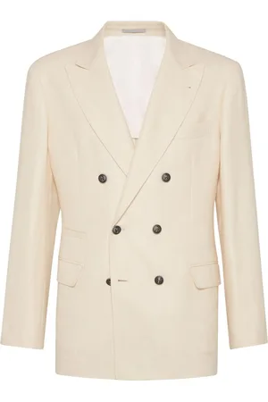 Brunello Cucinelli Chevron deconstructed blazer