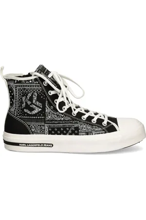 Karl Lagerfeld Bandana-print sneakers