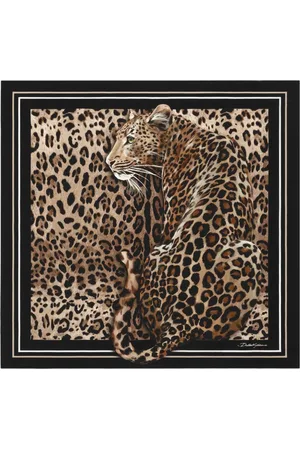 Dolce & Gabbana Leopard-print scarf