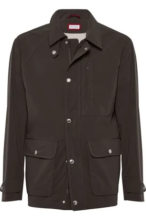 Brunello Cucinelli Raglan-sleeve field jacket