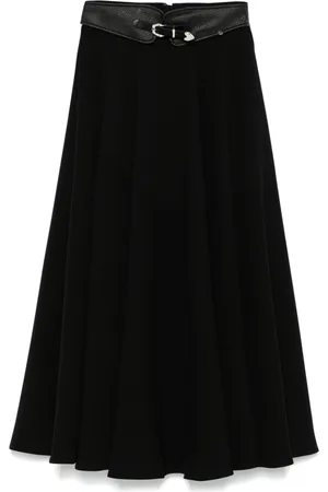 NISSA Belted midi skirt