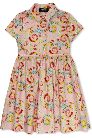 VERSACE Floral-print dress