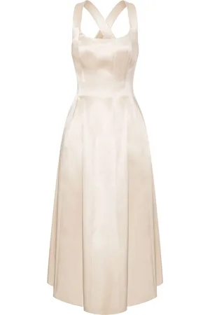 Serafini Satin midi dress