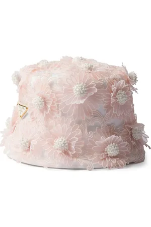 Prada Guipure-lace bucket hat