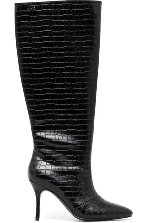 Liu Jo 95mm crocodille-effect boots