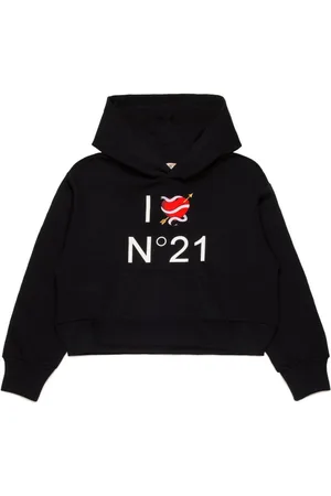 Nº21 Logo-print hoodie