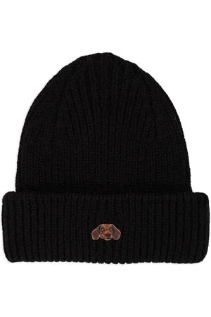 PELO FOUNDATION Dog-appliqué beanie