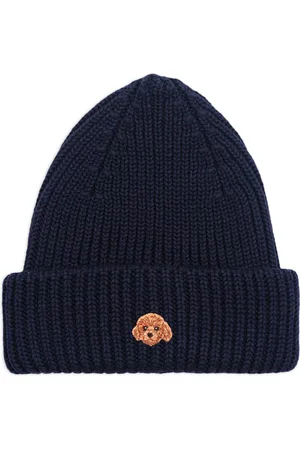 PELO FOUNDATION Dog-appliqué beanie