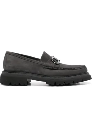 Salvatore Ferragamo Gancini-plaque loafers