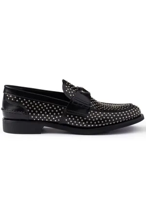 Prada Stud-embellished loafers