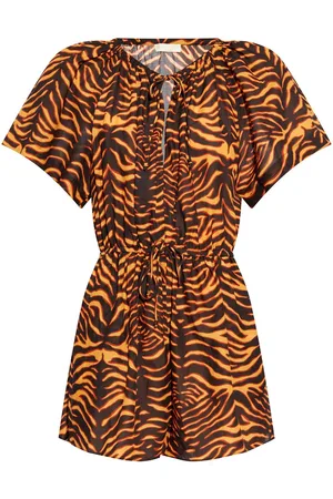 ULLA JOHNSON Tiger-print jumpsuit