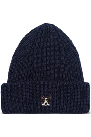 PELO FOUNDATION Dog-appliqué beanie