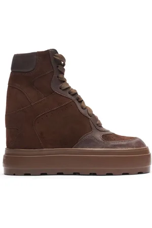 Casadei High-top suede sneakers
