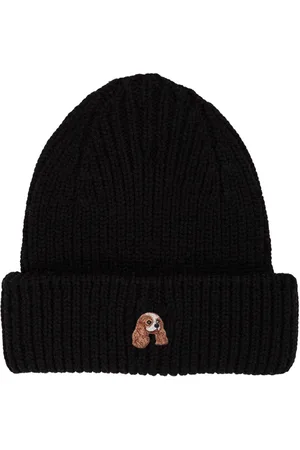 PELO FOUNDATION Dog-appliqué beanie