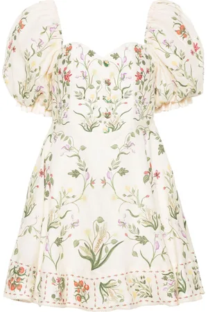 Agua by Agua Bendita Vuelo Cultivo linen dress