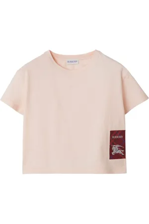 Burberry Check Label cotton T-shirt