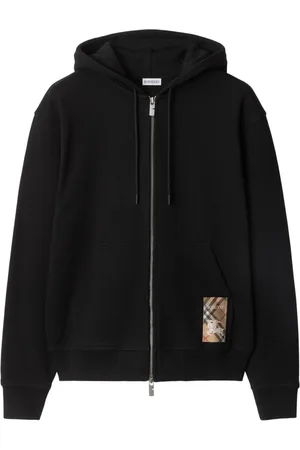 Burberry Check-label hoodie