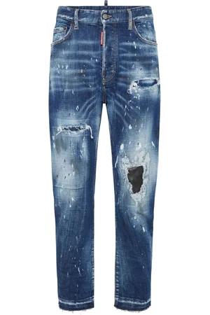 Dsquared2 Distressed stretch-cotton jeans