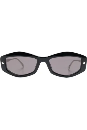 Alexander McQueen Spike-studs geometrical sunglasses