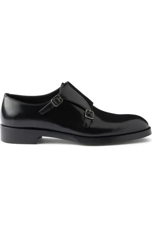 Prada Patent-finish mink shoes