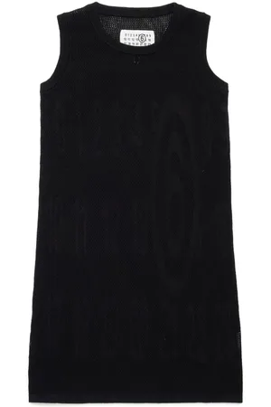Maison Margiela Numbers-jacquard dress