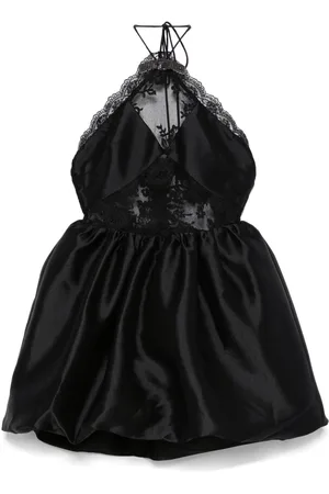 Self-Portrait Lace-detailed mini dress