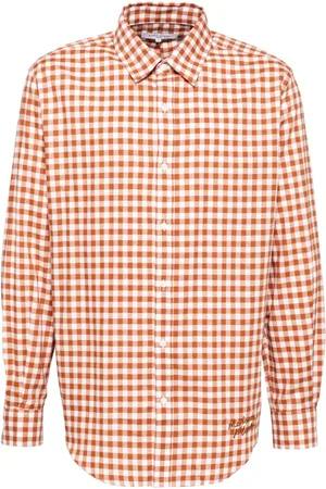 Maison Kitsuné Gingham-check shirt