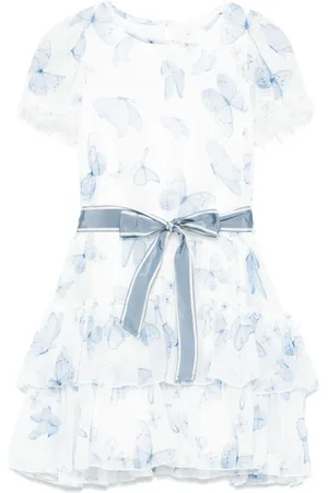 MONNALISA Butterfly-print dress