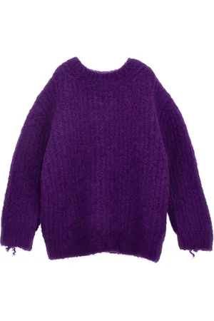 DOUUOD KIDS Ribbed knit fringe sweatshirt