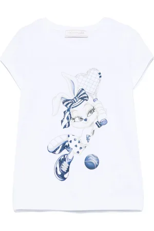 MONNALISA Bunny-print T-shirt