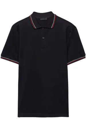 Prada Short-sleeved piqué polo shirt