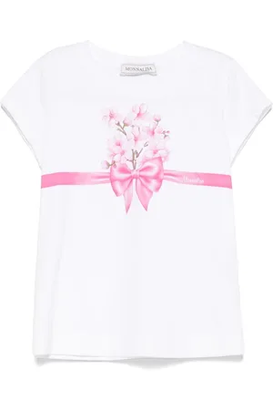 MONNALISA Floral-print T-shirt