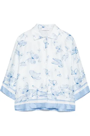 MONNALISA Butterfly-print shirt