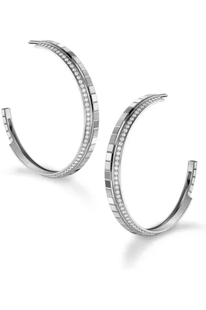 Chopard 18kt gold Ice Cub diamond earrings