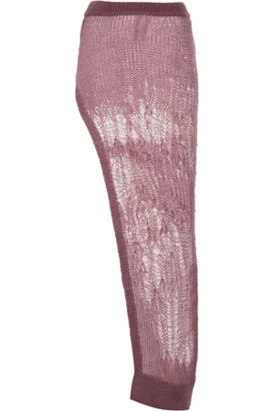 Rick Owens Spider Ziggy open-knit skirt