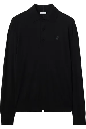 Burberry Logo-embroidered polo shirt