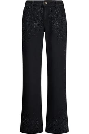 Liu Jo Rhinestone wide-leg jeans