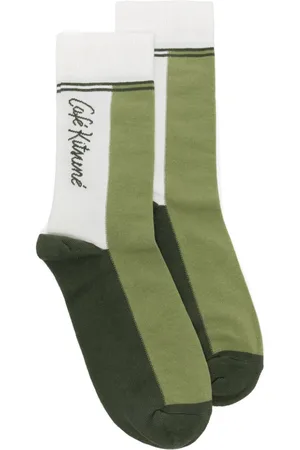 Café Kitsuné Colour-block socks
