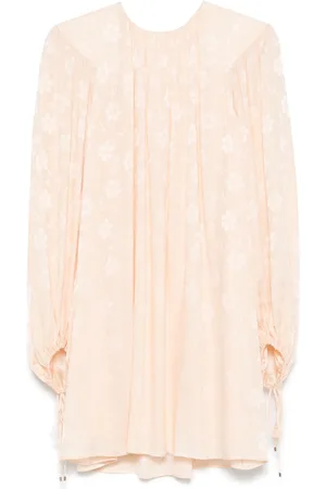 Chloé Jacquard silk mini dress