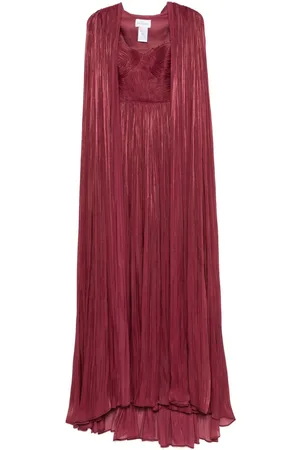 Ana Radu Layered plissé gown
