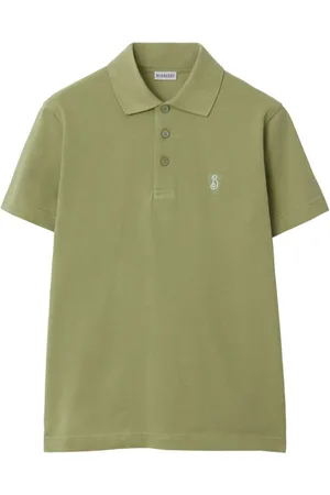 Burberry Logo-embroidered polo shirt