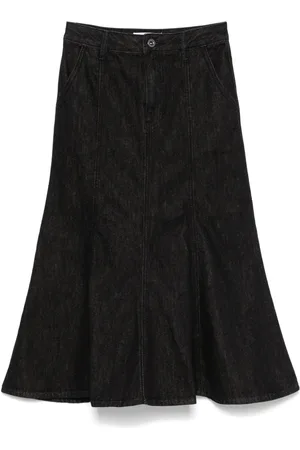 Self-Portrait Flared midi skirt