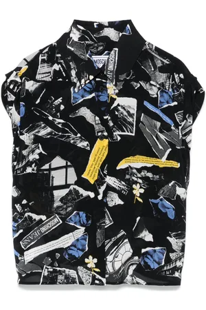 Moschino Patchwork-print shirt