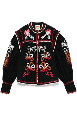 Farm Rio Mandala Richilieu blouse