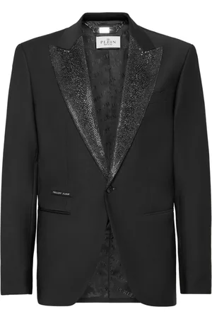 Philipp Plein Rhinestone-embellished blazer