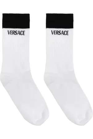 VERSACE Intarsia-logo socks