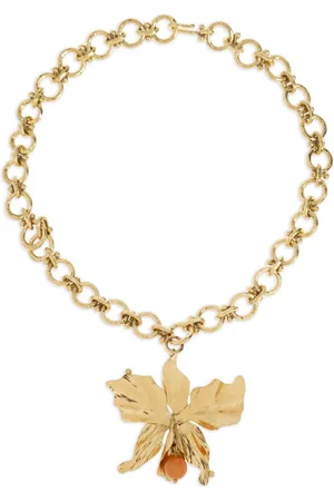 ULLA JOHNSON Lulu flower necklace