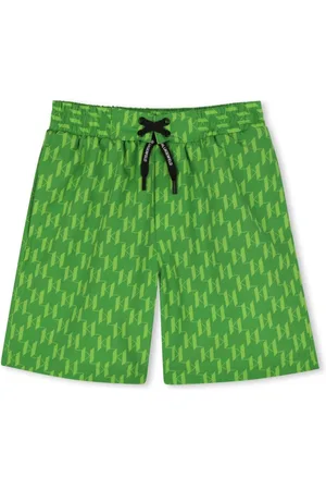 Karl Lagerfeld Monogram-pattern swim shorts